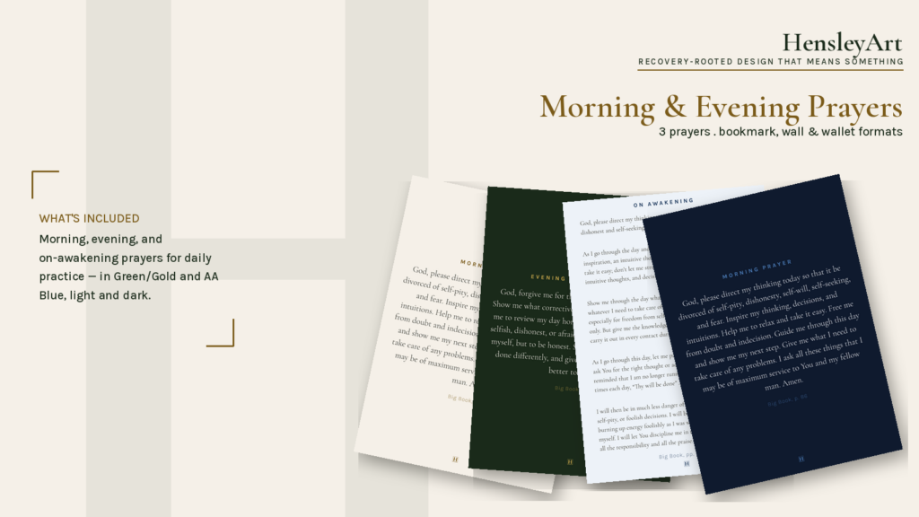 Morning and Evening Prayers Card Pack storefront banner